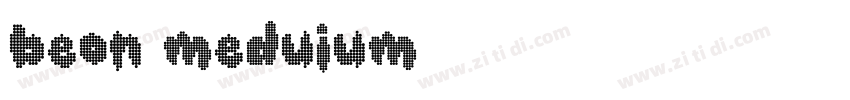 beon meduium字体转换